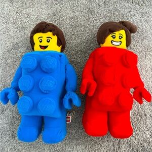 Lego brick suit stuffies